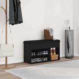 Schoenenbank 82X32X45,5 Cm Bewerkt Hout Kleurig