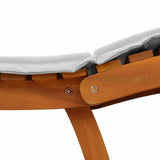 Ligbed Met Kussen 2 Pcs Massief Acaciahout