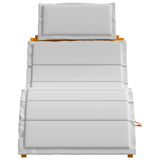 Ligbed Met Kussen 2 Pcs Massief Acaciahout