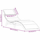 Ligbed Met Kussen 2 Pcs Massief Acaciahout