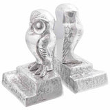 Boekensteunen 2 Pcs Zilver Aluminium