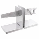 Boekensteunen 2 Pcs Zilver Aluminium