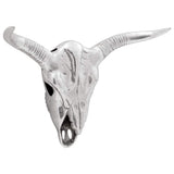 Bullschedel Zilver 34 X 13 X 53 Cm Aluminium