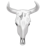 Bullschedel Zilver 34 X 13 X 53 Cm Aluminium