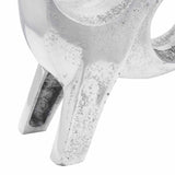 Stierensculptuur Zilver 22 X 9,5 X 34 Cm Aluminium