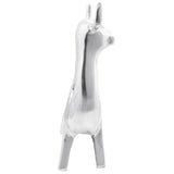 Stierensculptuur Zilver 22 X 9,5 X 34 Cm Aluminium