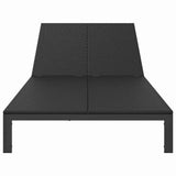 Ligstoel Poly Rattan