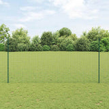 Ingegraven Hekpaal 22 St Groen Gepoedercoat Staal