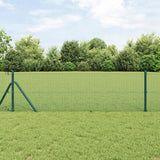 Kippengaas 25X0,5 M Staal Met Pvc Coating Groen