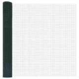 Kippengaas 25X0,5 M Staal Met Pvc Coating Groen