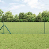 Kippengaas 25X0,5 M Staal Met Pvc Coating Groen