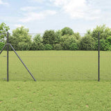 Kippengaas 10X1,5 M Staal Met Pvc Coating Grijs