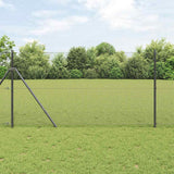 Kippengaas 10X1,5 M Staal Met Pvc Coating Grijs