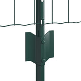 Euro Fence Met Paal 25 X 0,8 M Pvc-Coated Staal Mesh Groen
