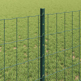 Euro Fence Met Paal 25 X 0,8 M Pvc-Coated Staal Mesh Groen