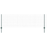 Euro Fence Met Paal 25 X 0,8 M Pvc-Coated Staal Mesh Groen