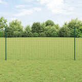 Euro Fence Met Paal 25 X 0,8 M Pvc-Coated Staal Mesh Groen