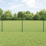 Kettinglink Hek Met Paal 10 X 1 M Pvc-Coated Staal Mesh