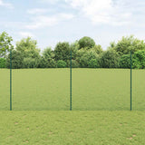 Kettinglink Hek Met Paal 10 X 1 M Pvc-Coated Staal Mesh