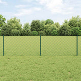 Kettinglink Hek Met Paal 10 X 1 M Pvc-Coated Staal Mesh