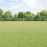 Kettinglink Hek Met Paal 10 X 1 M Pvc-Coated Staal Mesh