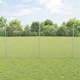 Kettinglink Hek Met Paal 10 X 1 M Pvc-Coated Staal Mesh