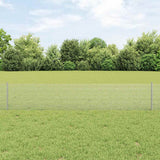 Gelast Draadhek Met Palen 10 X 0,8 M Mesh Gegalvaniseerd Staal