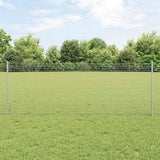 Gelast Draadhek Met Palen 10 X 0,8 M Mesh Gegalvaniseerd Staal