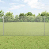 Gelast Draadhek Met Palen 10 X 0,8 M Mesh Gegalvaniseerd Staal