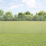 Gelast Draadhek Met Palen 10 X 0,8 M Mesh Gegalvaniseerd Staal