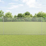 Gelast Draadhek Met Palen 10 X 0,8 M Mesh Gegalvaniseerd Staal