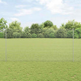 Gelast Draadhek Met Palen 10 X 0,8 M Mesh Gegalvaniseerd Staal
