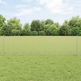 Gelast Draadhek Met Palen 10 X 0,8 M Mesh Gegalvaniseerd Staal