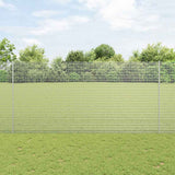 Gelast Draadhek Met Palen 10 X 0,8 M Mesh Gegalvaniseerd Staal