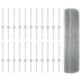 Gelast Draadhek Met Palen 10 X 0,8 M Mesh Gegalvaniseerd Staal