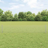 Gelast Draadhek Met Palen 10 X 0,8 M Mesh Gegalvaniseerd Staal