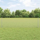 Gelast Draadhek Met Palen 10 X 0,8 M Mesh Gegalvaniseerd Staal