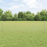 Gelast Draadhek Met Palen 10 X 0,8 M Mesh Gegalvaniseerd Staal