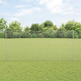 Gelast Draadhek Met Palen 10 X 0,8 M Mesh Gegalvaniseerd Staal