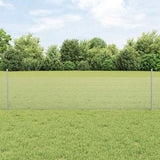 Gelast Draadhek Met Palen 10 X 0,8 M Mesh Gegalvaniseerd Staal