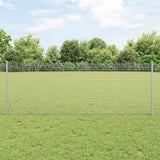 Gelast Draadhek Met Palen 10 X 0,8 M Mesh Gegalvaniseerd Staal