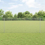 Gelast Draadhek Met Palen 10 X 0,8 M Mesh Gegalvaniseerd Staal