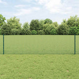 Gelast Draadhek Met Palen 25 X 0,5 M Gegalvaniseerd Staal Groen
