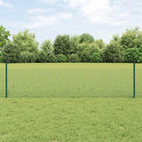 Gelast Draadhek Met Palen 25 X 0,5 M Gegalvaniseerd Staal Groen