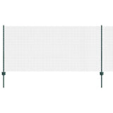 Gelast Draadhek Met Palen 25 X 0,5 M Gegalvaniseerd Staal Groen