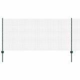Gelast Draadhek Met Palen 25 X 0,5 M Gegalvaniseerd Staal Groen