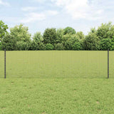 Gelast Draadhek Met Palen 10 X 1 M Gegalvaniseerd Staal Grijs