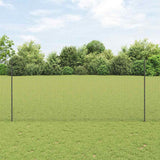 Gelast Draadhek Met Palen 10 X 1 M Gegalvaniseerd Staal Grijs