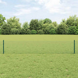 Hexagonale Schutting Met Palen 50 X 0,8 M Pvc-Coated Staal Mesh Groen