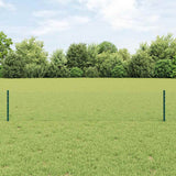 Hexagonale Schutting Met Palen 50 X 0,8 M Pvc-Coated Staal Mesh Groen
